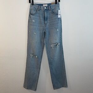 PacSun Eco Light Blue Ripped '90s Boyfriend Jeans